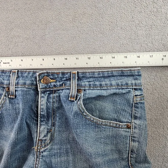 Signature by Levi Strauss & Co. Bootcut Jeans Women's 10 Blue Stretch Low Rise - Picture 6 of 15